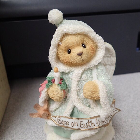 Cherished Teddies Angela "Peace On Earth and Mercy Mild" - Picture 1 of 7